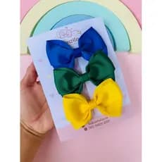 kit com 3 Laços G cores variadas