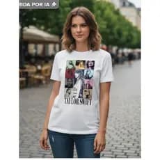 Camiseta Tshirt Unissex Taylor Swift The Eras Tour Blusa The Tortured Poets Department