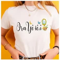 CAMISETA OXUM SAUDAÇÃO UMBANDA CANDOMBLÉ ORIXAS