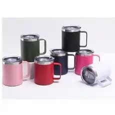 Caneca Térmica  Quente ou Frio com Alça 350ML Com Tampa