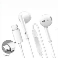 Fone de Ouvido Tipo C/Type C Intra Aurricular Com Som Estéreo  Compatível Com Adroid e Iphone15/16