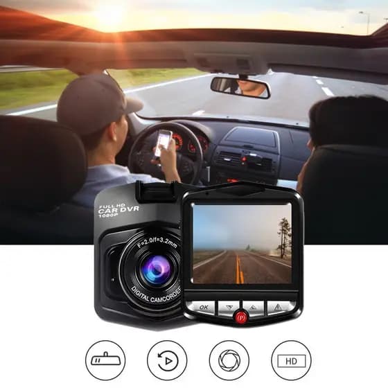 1080P Câmera De Segurança  Câmera De Painel Gravação De Vídeo DVR Para Carro Gravação Frontal Traseira E Interna KA6342