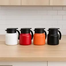 Chaleira Térmica Bule em Aço Inoxidável de Chá e Café1 Litro P11849