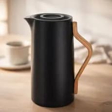 Garrafa Térmica 1L Kyoto Café Leite Chá Água Chimarrão Design Elegante Cozinha Escritório Preta