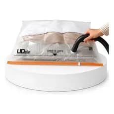Saco a Vácuo EXG 110x100cm com Válvula Organizador para Edredom Cobertor Roupas Armazenamento