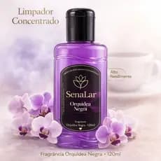 Limpador Multiuso Concentrado Orquídea Negra 120ml Longa Duração Fragrância Sofisticada Perfuma e Limpa