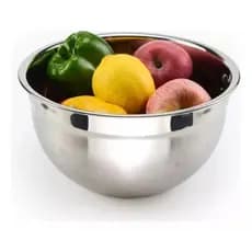 Tigela Inox Bowl 18cm Multiuso Profissional Resistente Ideal para Cozinha Uso Doméstico e Profissional