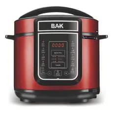 Panela De Arroz Feijão Elétrica 5 Litros Inox Vermelha  110v