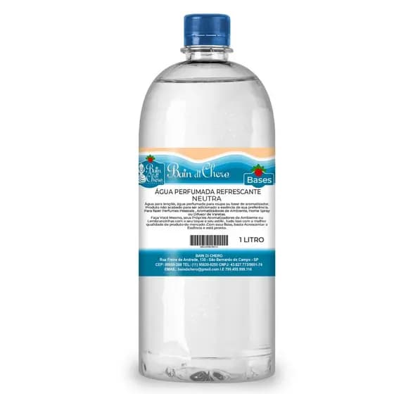 Base Água Perfumada para Água de Lençol Aromatizador Bain Di Chero 1Litro