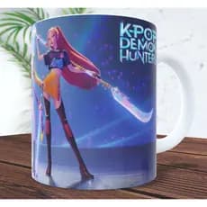 Caneca Guerreiras do Kpop Huntrix canecas personalizadas, divertidas, polímero, cerâmica