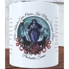 Caneca Deusa Hekate polímero cerâmica personalizada 325ml