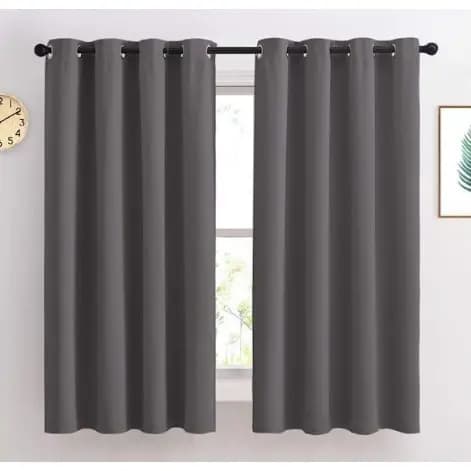 Cortina Quarto e Sala Tecido Oxford Janela 3,00m Larg X 1,40m Alt para Varão de 2 Metros - 10 Cores Disponíveis