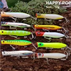 Isca Artificial Happy Popper Superficie 9cm 12g
