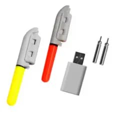 Bastao luminoso para pesca led reccaregavel