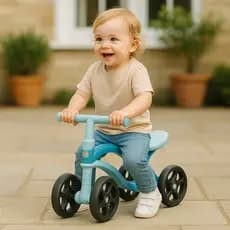 Bicicleta Infantil Motinha Carrinho Sem Pedal 4 Rodas Bebê Criança Andador Bicicleta Patinete