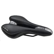Selim de bike confortável mtb speed gta vazado preto cinza