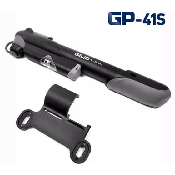 Bomba de ar Bicicleta com Medidor Calibrador Giyo gp41 Mtb Speed Bike Valvula Grossa ou Presta Fina