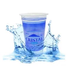 Copo Agua Mineral Natural Cristal Selado Individual Higiênico Reciclável 200 ml Com 48 Unidades