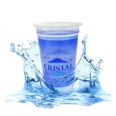 Kit 48 Unidades Água Cristal Natural Sem Gás Copo 300 Ml Alta Qualidade Refrescante