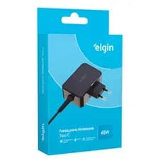 Fonte Carregador Universal Para Notebook 65w Elgin - Tipo-c