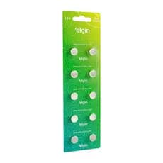 Elgin Litio LR44 10 baterias pilha botão 1,5V