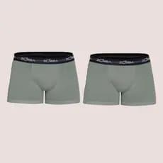 Kit 2 Cueca Zorba Boxer Algodão Macio E Respirável Com Design Essencial Para Uso Casual Diário