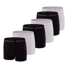 Kit 6 Cuecas Box Masculina Sem Costura De Microfibra Trifil Lisa Basica Toque Macio