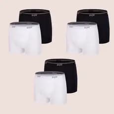 Kit 6 com Cuecas Boxer Em Algodão Trifil Confortável Para o Dia a Dia