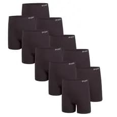 Kit 10 Cuecas Box Masculina Sem Costura De Microfibra Trifil Lisa Basica Toque Macio Plus Size