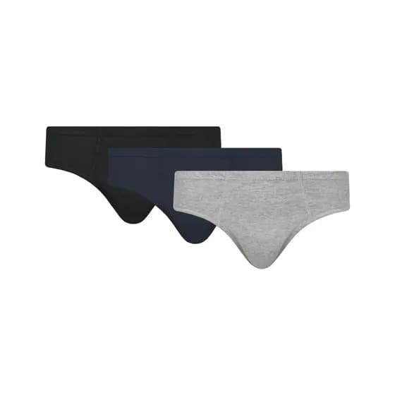 Kit 3 Cuecas Lisa Slip Adulto Basica Selene Masculina Confeccionada Algodao Tradicional
