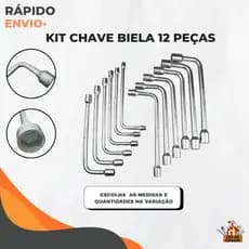 Kit 12 peças Jogo de chave biela kit ferramentas 8 a 19mm ferramentas jogo chaves biela chave boca