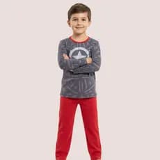 Pijama Infantil Personagem Malha Poliéster Leve