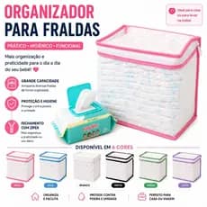 Kit 2 Nécessaire Organizador Bolsa Mala Saída Maternidade Porta Fralda
