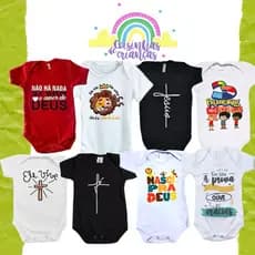 Body bebê frases Gospel,body 3 palavrinhas, body Jesus, Deus, Nasci pra Deus, crente, católico, fé