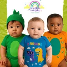 Body masculino dinossauro bori dinossauro Body Dino mesversario fantasia dinossauro