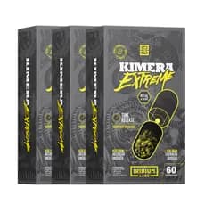 Kit 3x Kimera Extreme - Termogênico 420mg Cafeína 180 Comps