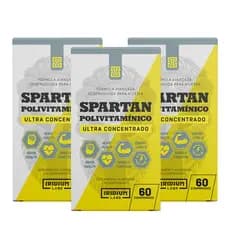 Kit 3x Spartan Polivitaminico Ultra Concentrado - 60 compS - Iridium Labs