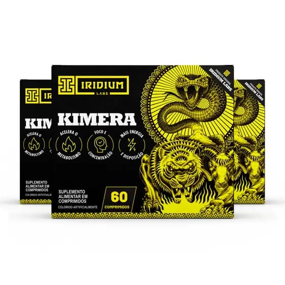 Kimera Thermo 60 comps Iridium Labs - Kit 3 caixas Termogênico