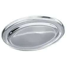 Travessa De Inox Oval Funda 45 Cm