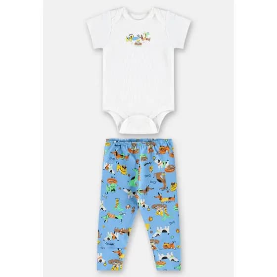 Conjunto Suedine Essentials Body Up Baby