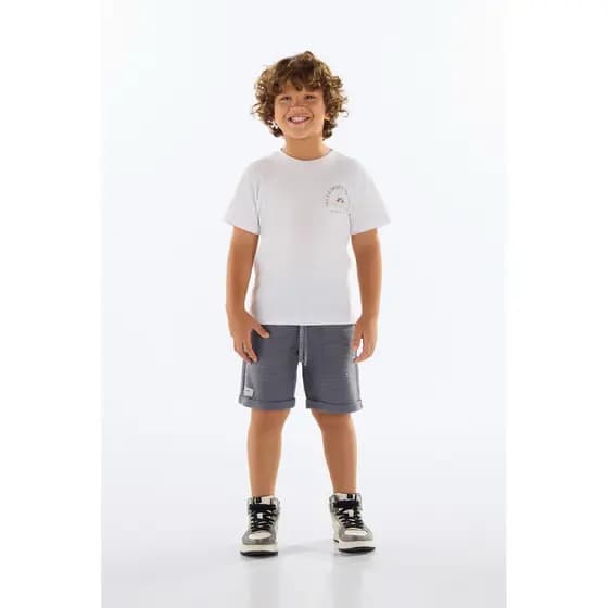 Conjunto Camiseta e Bermuda Infantil Quimby