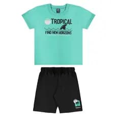 Conjunto Camiseta e Bermuda Bee Loop