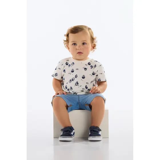 Camiseta para Bebê Menino Quimby