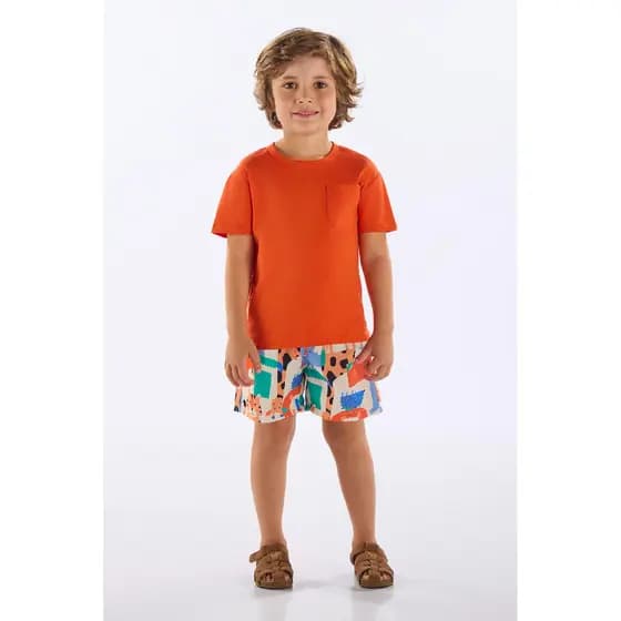 Conjunto Infantil Camiseta e Short Up Baby