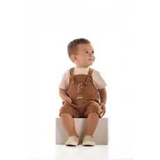 Conjunto Bebê Camiseta e Jardineira Quimby