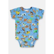 Body para Bebê Menino em Suedine Up Baby