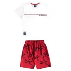 Conjunto Camiseta Bermuda Tropical Bee Loop