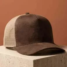 Boné Trucker Liso Simples Masculino Feminino Country Em Camurça Com Aba Curvada Ajustavel Premium