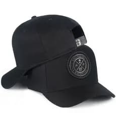 Boné Country All Black Trucker Simprão Farm Premium Telinha Aba Curva Strapback Masculino Ajustavel Original