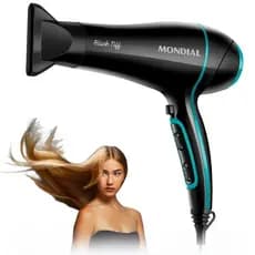 SECADOR DE CABELO MONDIAL SCN16 BLACK TIFF 2000W 127v
